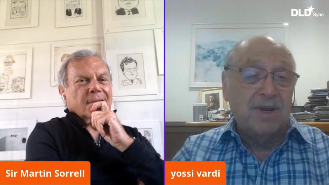 Sir Martin Sorrell and DLD Chairman Yossi Vardi, DLD Sync video