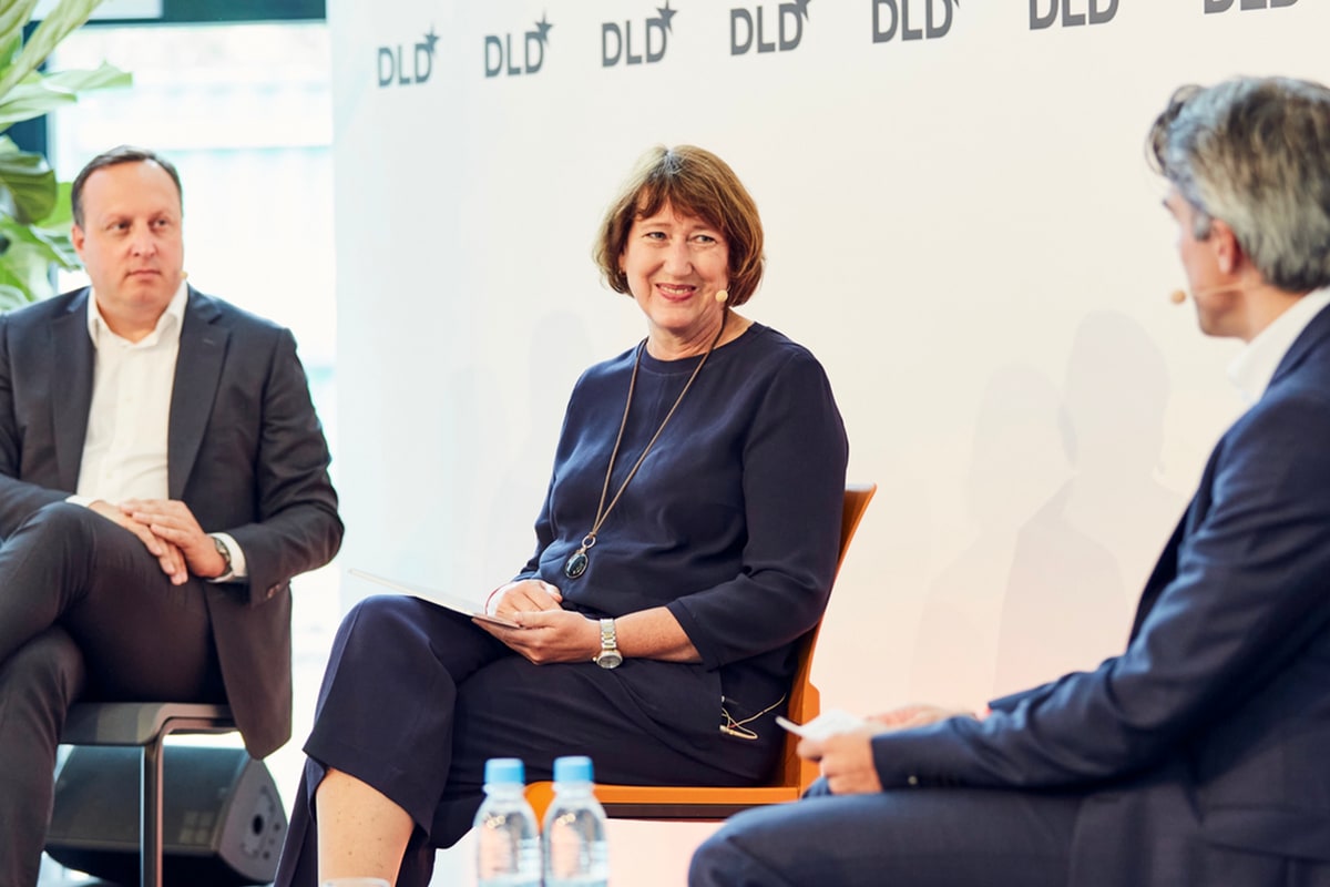 mobility, 5G, connectivity, panel discussion, Hildegard Müller, Markus Haas, Fabian Billing, DLD Summer