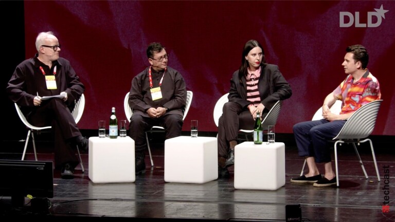 Refik Anadol, Emily Segal, Rafaël Rozendaal and Hans Ulrich Obrist discuss NFTs in art at DLD Munich