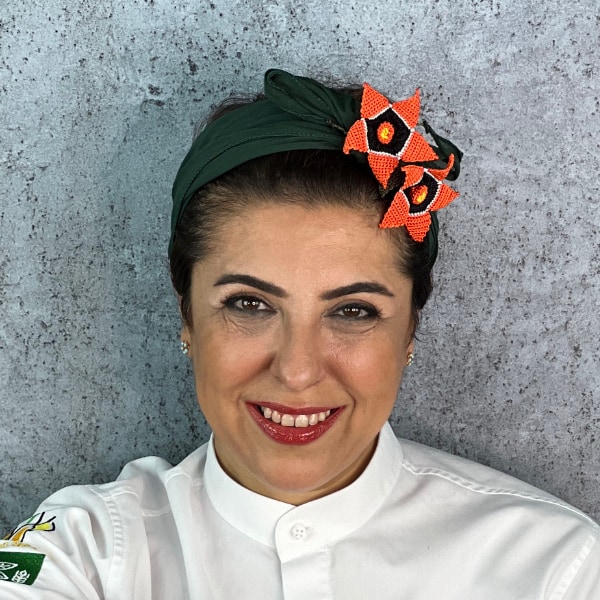 Profile image of Turkish chef and social entrepreneur Ebru Baybara Demir