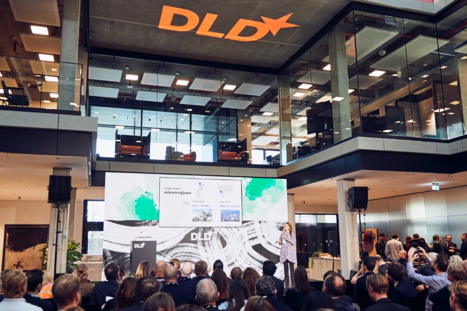McKinsey Partner Solveigh Hieronimus presents the Pixels of Progress study at DLD Munich 2023
