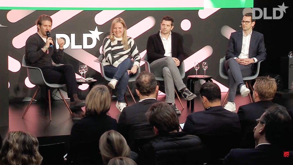 Mark Schmitz, Christian Bailly, Fabian Heilemann and Gloria Baeuerlein discuss the state of venture investing at DLD Munich