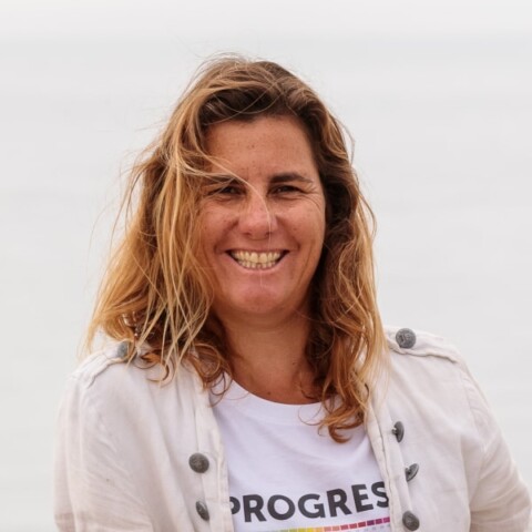 Portrait of Portugese surfer Joana Andrade