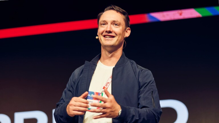 Jano Costard, head of the Challenge program at Germany’s Federal Agency for Disruptive Innovation, discusses the circular manufacturing competition at DLD Circular 2023 in Munich