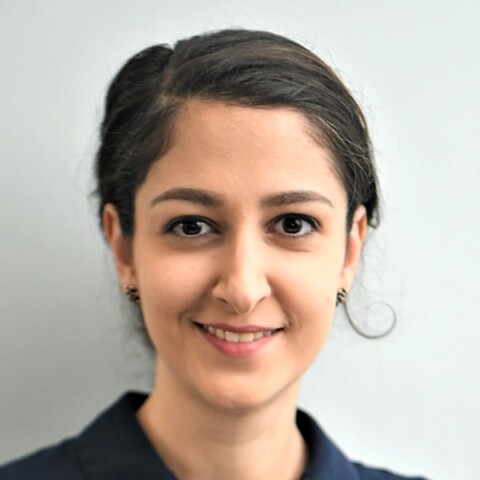 Portrait image of Pegah Maham, Director Artificial Intelligence at think tank Stiftung Neue Verantwortung