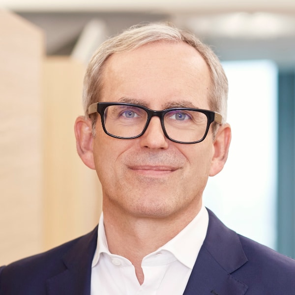 Portrait image of Christian Haub, CEO of Tengelmann Group, Munich.