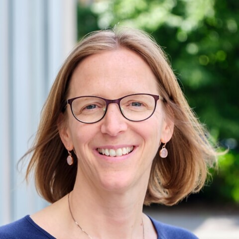 Close-up portrait of Nicola Rodewald, Director for Nature-based Solutions at goodcarbon, smiling at the camera.