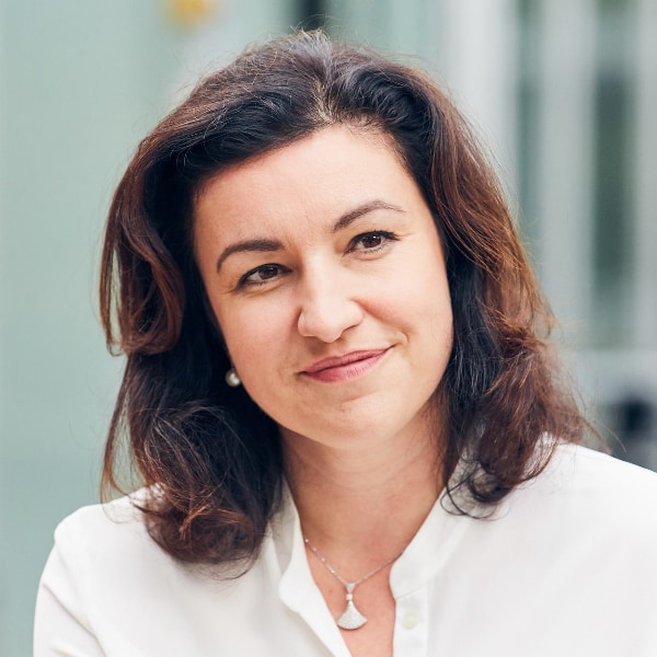 Portrait of Bavarian politician Dorothee Bär.