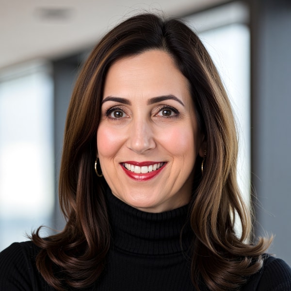 Portrait image of Joanna Shields, CEO of BenevolentAI.