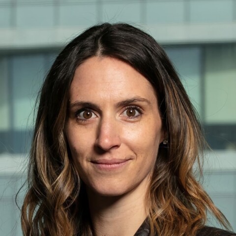 Headshot portrait of Columbia Business School professor Sandra Matz, smiling at the camera.
