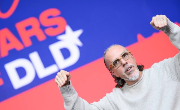 Astro Teller, head of Alphabet’s “moonshot factory” X, speaking at the DLD Munich conference in January 2025.
