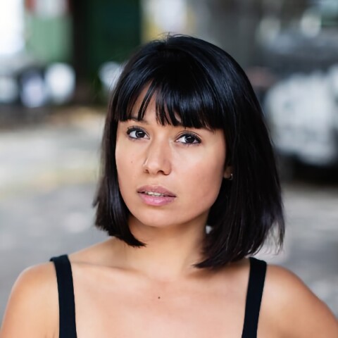 Headshot portrait of Emiko Gejic, cultural producer, founder of Berlinsidestories