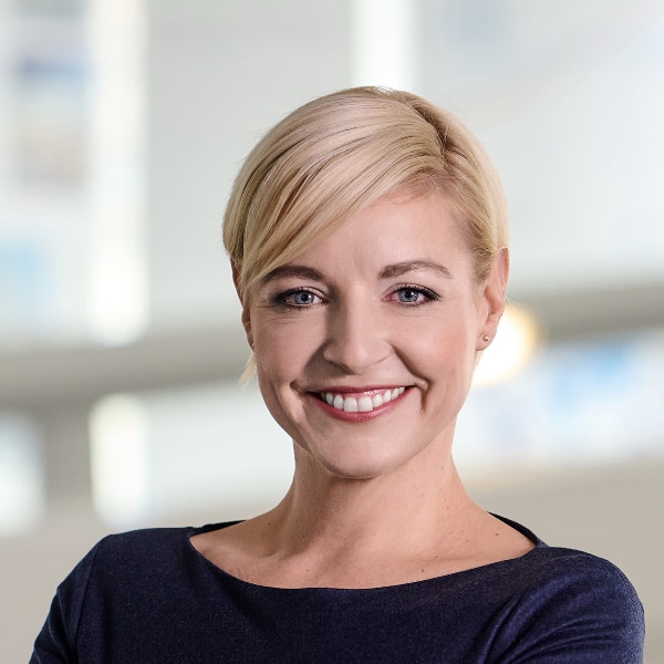 Environmental headshot portrait of BMW sustainability manager Nadine Philipp
