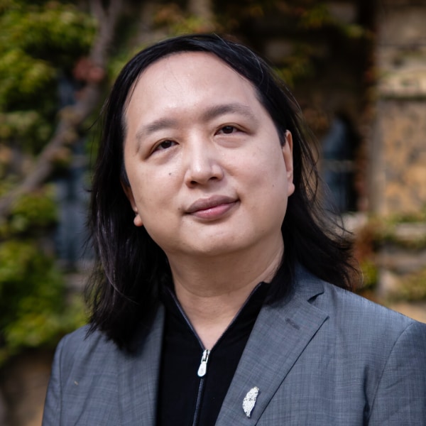 Environmental portrait of Audrey Tang, Taiwan’s Cyber Ambassador.