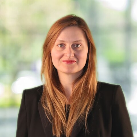 Headshot portrait of Kamila Markram, Frontiers