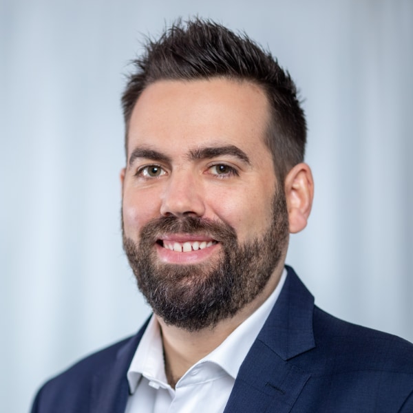 Headshot portrait of Guillaume Wendt, Novartis Germany