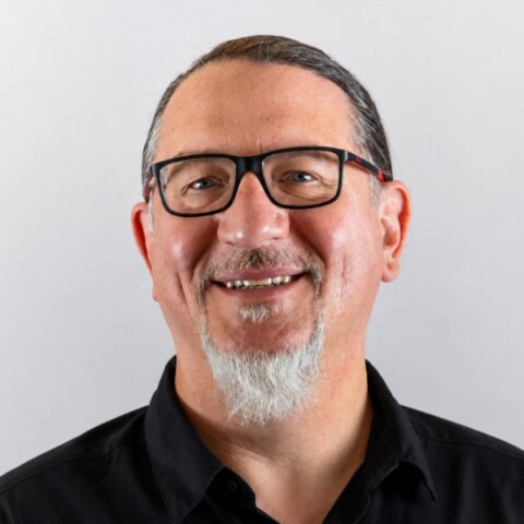 Studio portrait of Dr. Hajo Schiewe, SandboxAQ