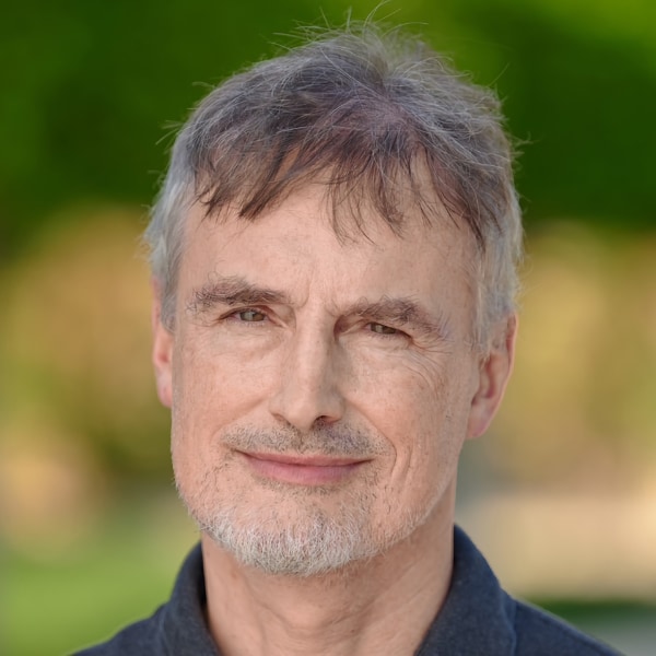 Environmental portrait of AI pioneer Jürgen Schmidhuber
