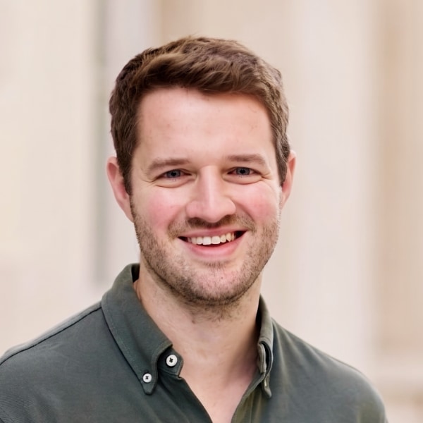 Headshot portrait of OpenAI life-sciences expert Konstantin Hemker