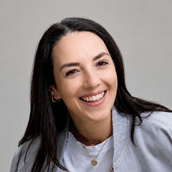 Studio portrait of Bianka Morgen, Editor in Chief Digital of InStyle Germany and freundin
