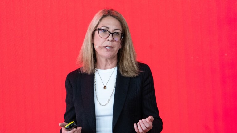 Susan Thomas, Director Google Health, speaking at the DLD Health x BAIOSPHERE conference in Munich, June 12, 2026. Photo: Philipp Guelland for DLD / Burda