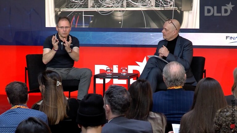 FinalSpark CEO Dr. Fred Jordan and Andrian Kreye, (Sueddeutsche Zeitung) speak about organoid computing at the DLD Munich Conference 2025.