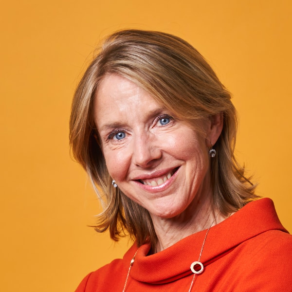 Studio headshot portrait of Stientje van Veldhoven, WRI, by Elias Hassos for DLD/Hubert Burda Media.